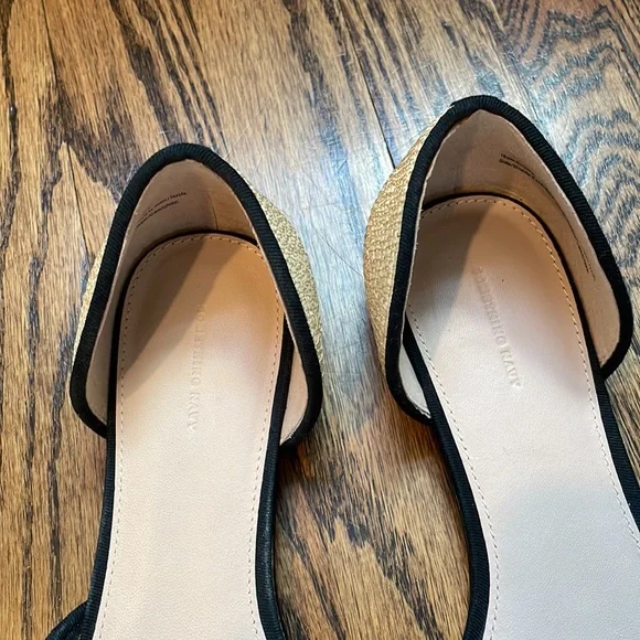 Something Navy flats open toe - Picture 3 of 4